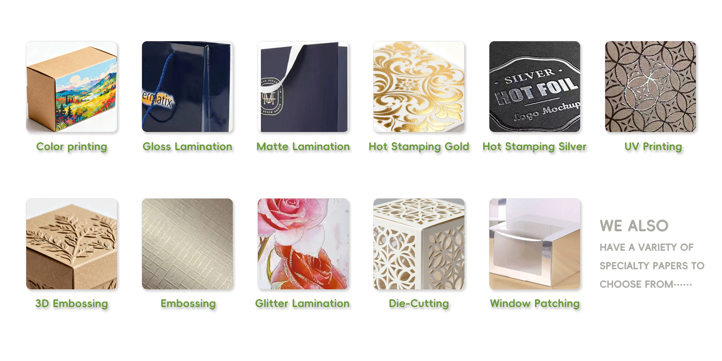 Packaging craft sample